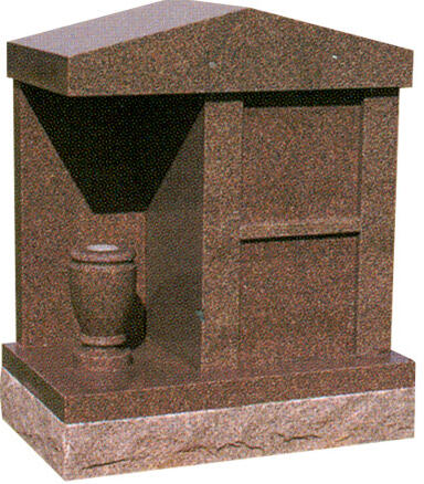 2 Niche Columbarium with Vase